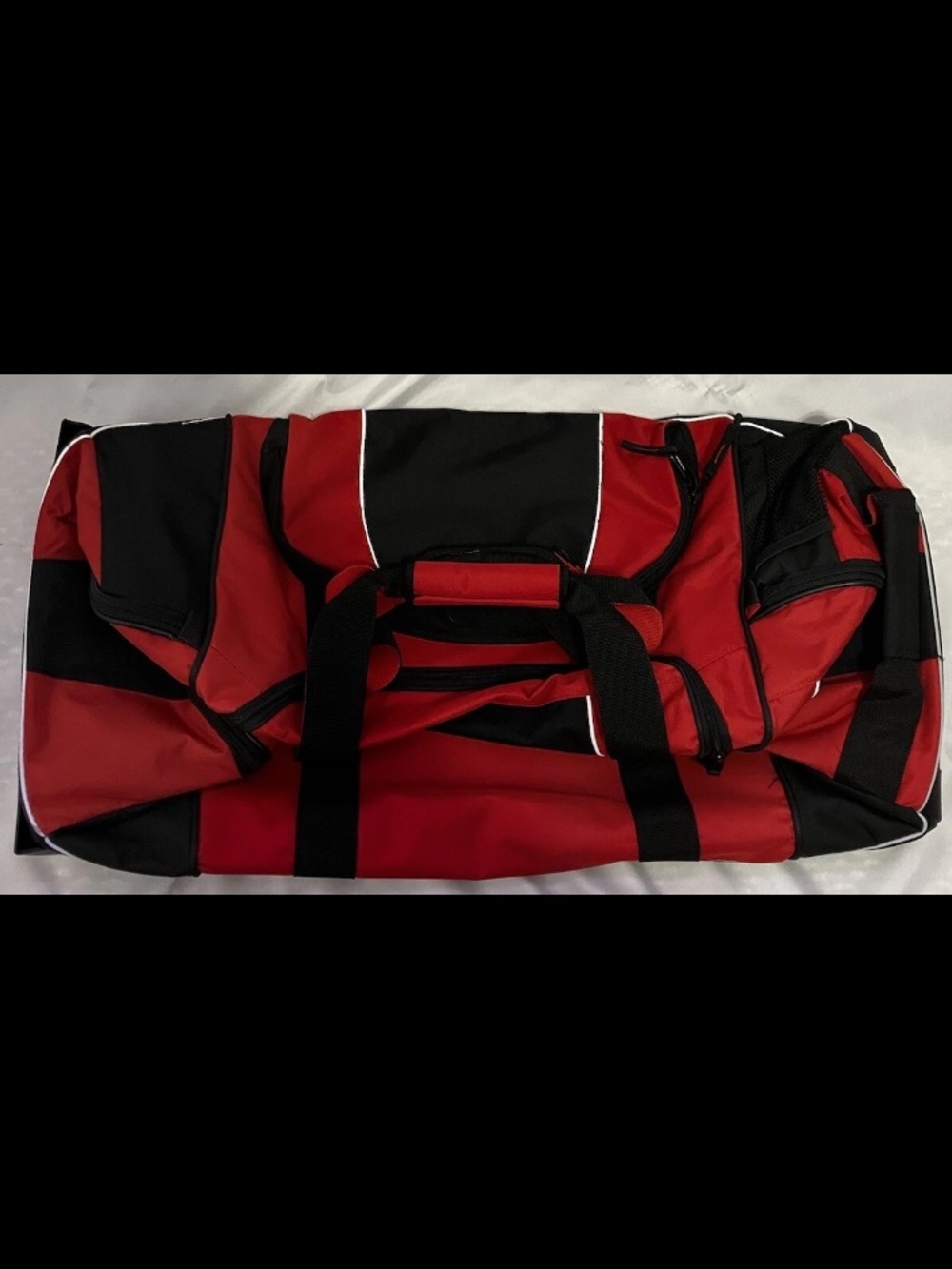 Marlboro Red and Black Travel Duffel Bag